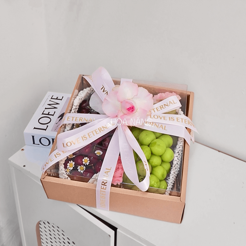 Hộp quà trái cấy bằng giấy hồ chí minh